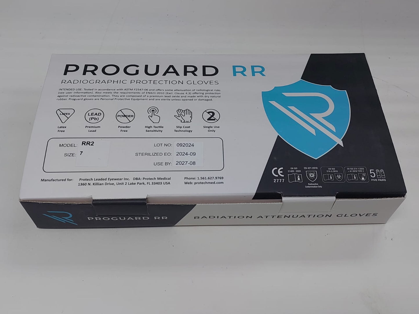 RR2 ProGuard Radiographic Protection Gloves