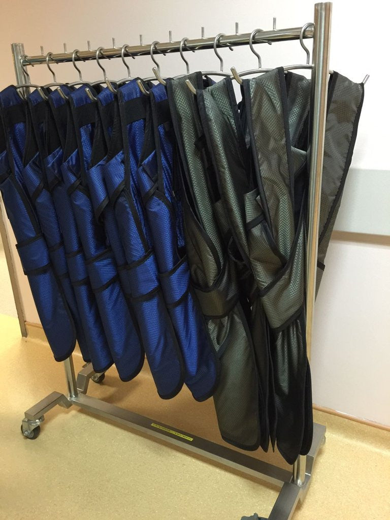 AP-TROLLEY-SS Stainless Steel Mobile Apron Trolley