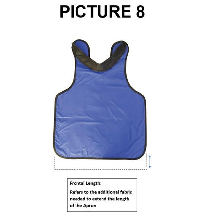 AP-WABR Wrap Around Back Relief Apron, Front 0.50mm LE & Back 0.25mm LE